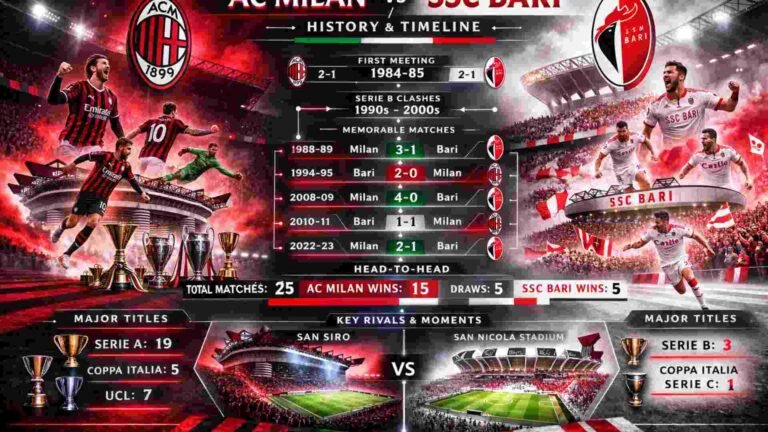 Ac Milan Vs Ssc Bari Timeline