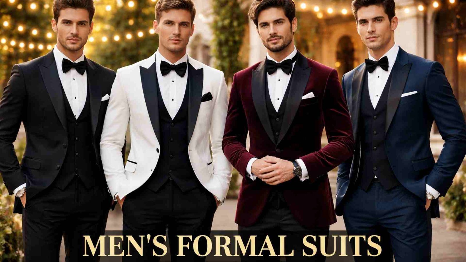 Men's Formal Suits for Special Events
